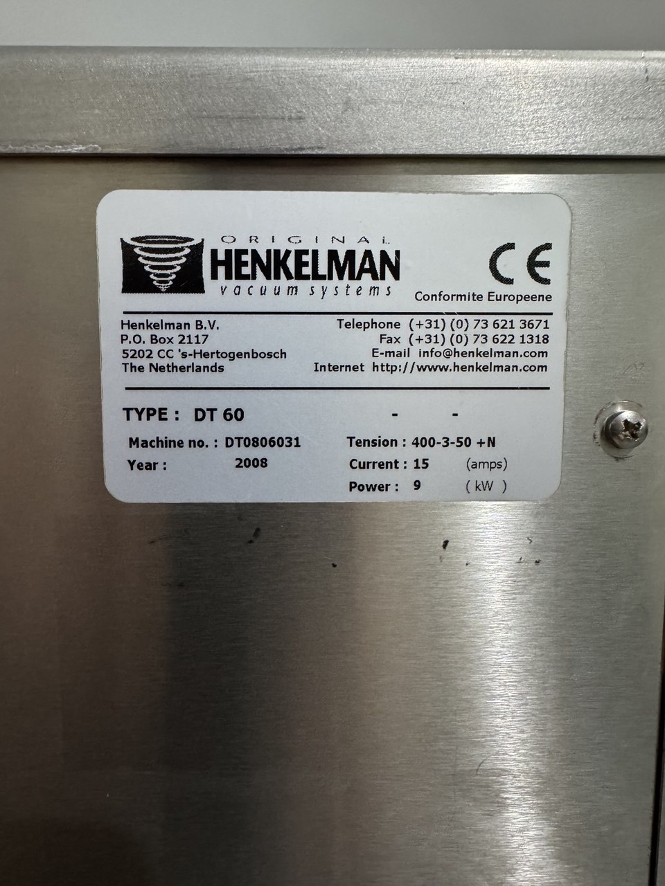 Термоусадочный танк Henkelman DT-60