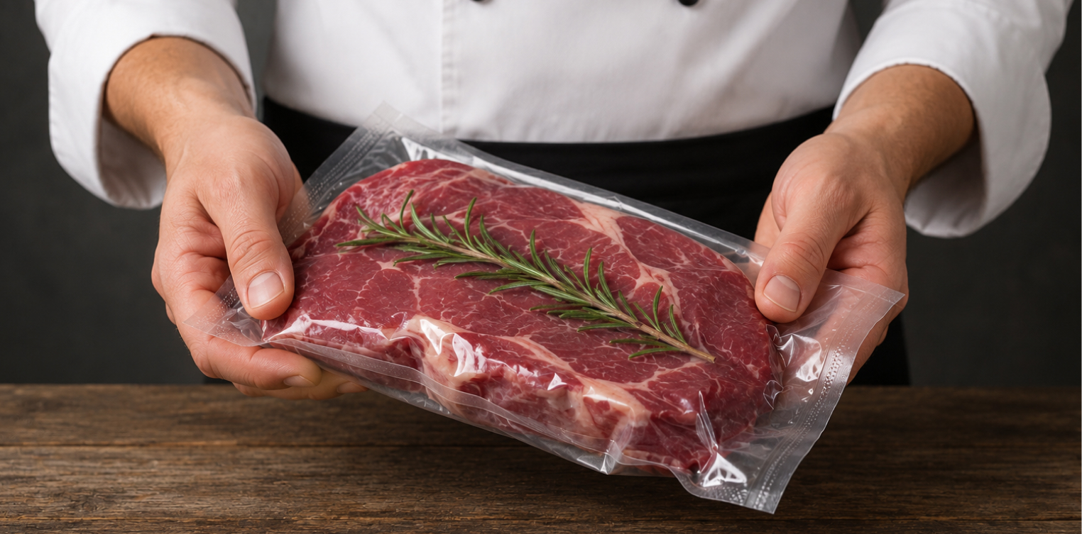 Термоусадочная упаковка мяса: защита продукта и «натуральный» внешний вид